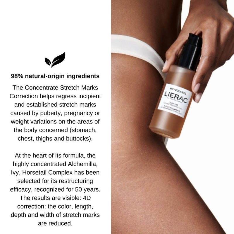 [Australia] - Lierac Phytolastil Stretch Mark Removal Concentrate & Stretch Mark Prevention Cream Gel Pack - Hydrates And Soothes Skin, Firms And Reduces Stretch Marks On Belly, Bust, Hips, Buttocks & Thighs 