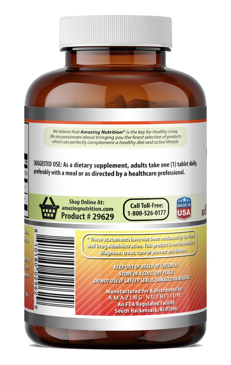Amazing Formulas Vitamin C with Rose Hips and Citrus Bioflavonoids | 240 Tablets Supplement | Non-GMO | Gluten Free | Made in USA