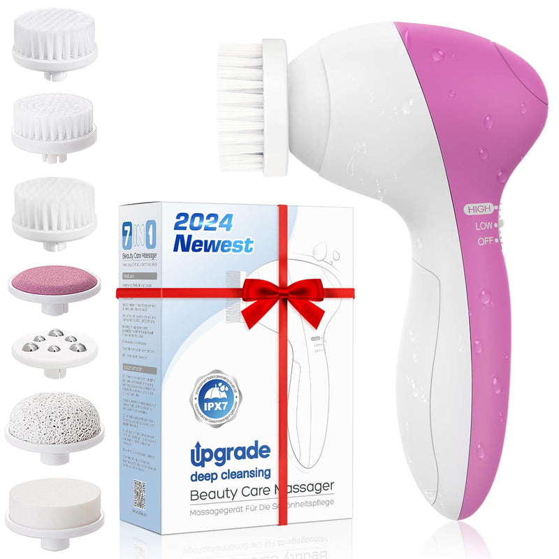 COSLUS 7 in 1 JBK-D Face Cleansing Brush for Men Women