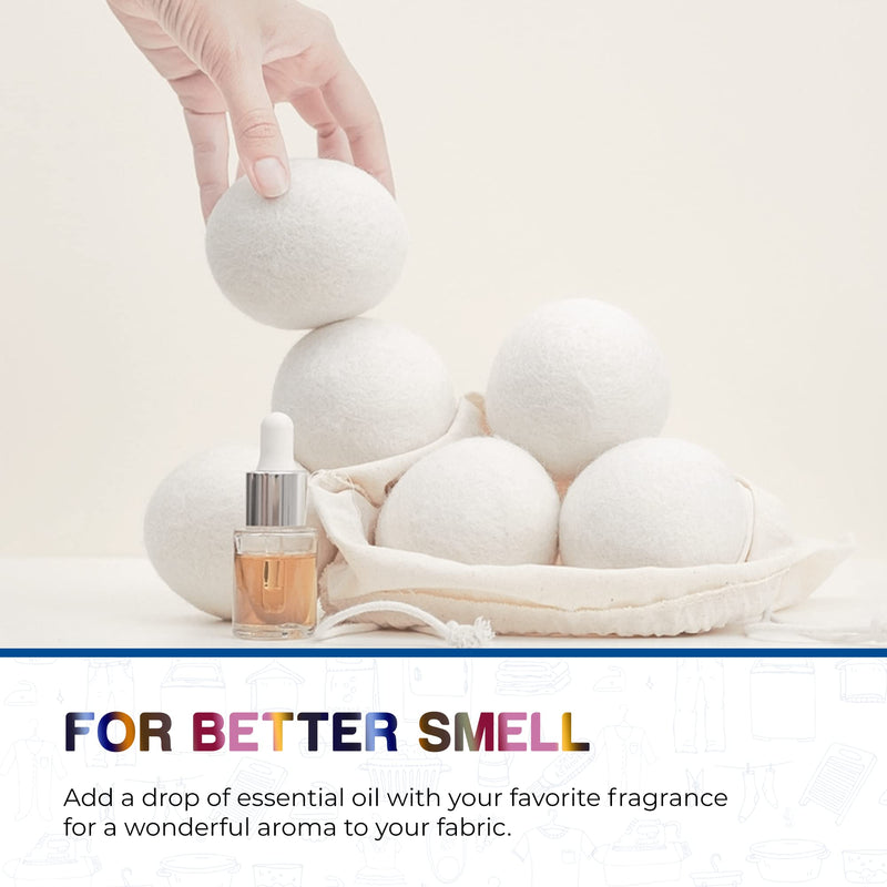 [Australia] - Quality Wool Dryer Balls - 4 XL Pack - 1000+ Loads - Pure Organic Wool - Reusable Natural Fabric Softener Perfect with Essential Oils, Reduce Clothing Static and Wrinkles Pack Of 4 
