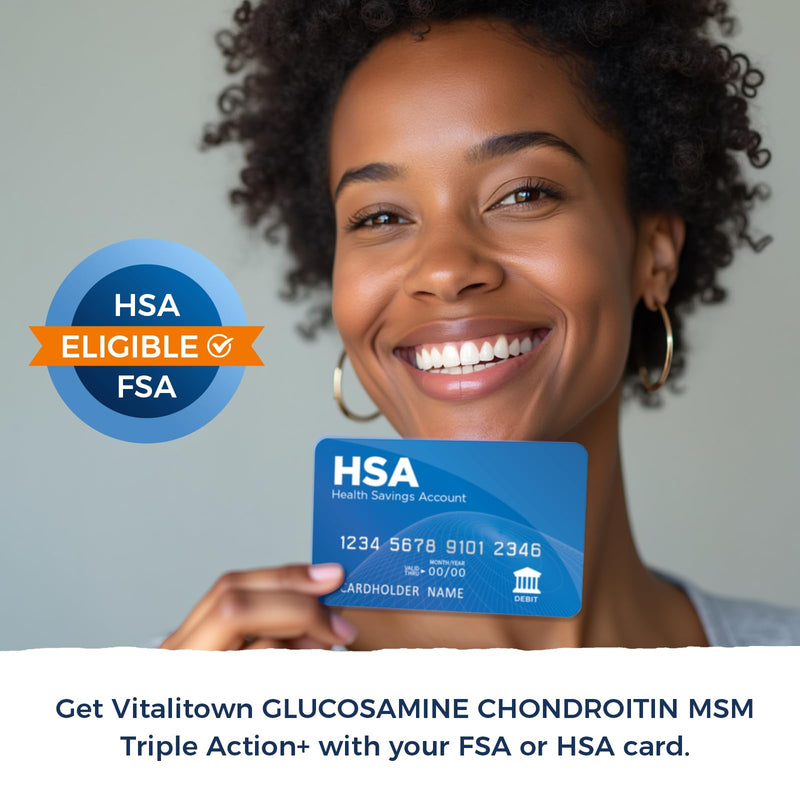 [Australia] - Vitalitown Glucosamine Chondroitin MSM, Turmeric, Collagen, Hyaluronic Acid, Boswellia, Quercetin, 11-in-1 Formula, Glucosamine Sulfate 1500 mg, No Shellfish, Flexibility & Comfort, 180 Caps 180 Count (Pack of 1) 