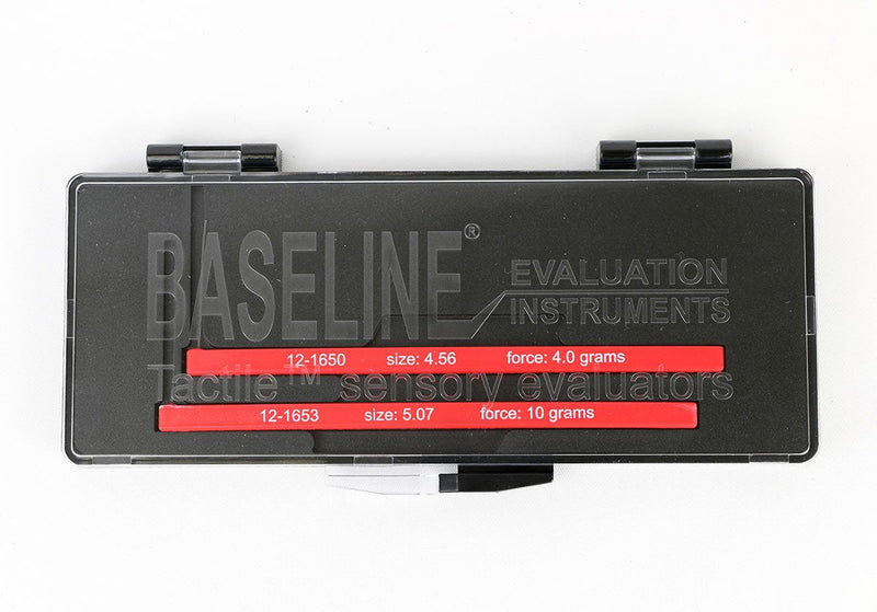 [Australia] - Baseline Tactile Monofilament Sensory Perception Evaluation Tool 2-Piece Set, Clinical Level Screening Test for Hands, Feet, (4.56, 5.07 gram) Protective (2 Piece Set) 