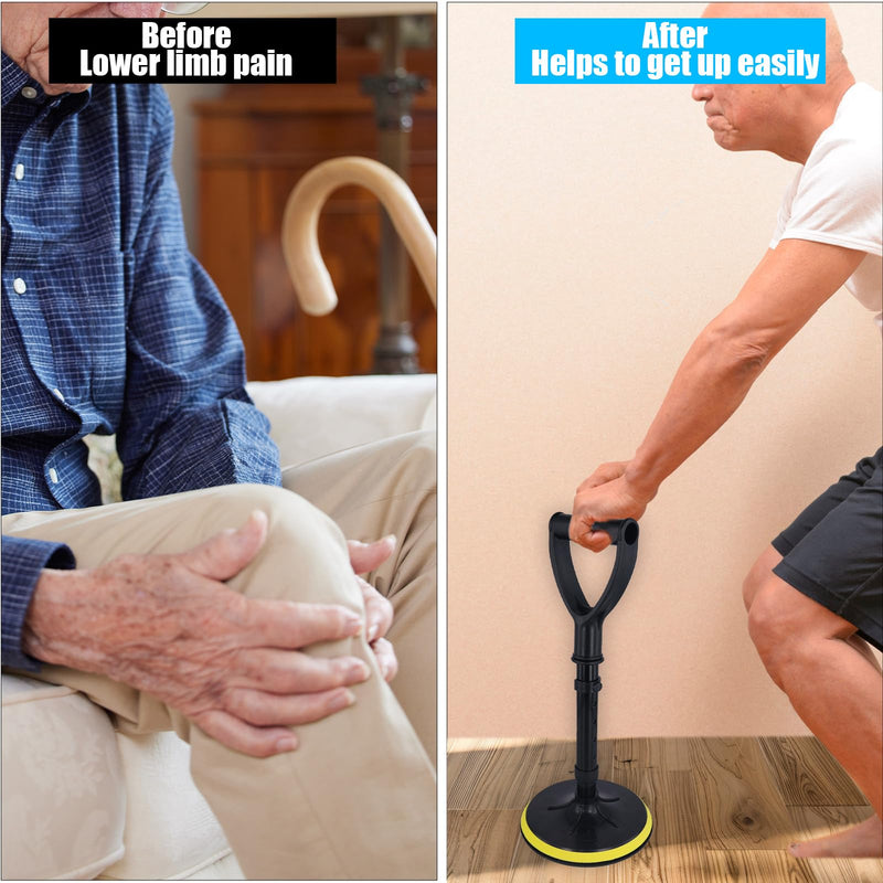 [Australia] - Adjustable Standing Assist Tool with Large Base, Portable Mobility Assistance Devices Lift & Stand Supports Equipment for Senior Daily Living to Help Elderly Get Up from Floor Ground 