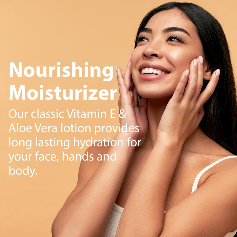 Sanar Naturals Healthy Skin Vitamin E & Aloe Vera Lotion Capsules | Vitamin E & Aloe Vera Moisturizer Capsules, Face Serum & Body Lotion for Dry Skin, Travel Size Skin Care, 60 Ampoules 60 Count (Pack of 1)