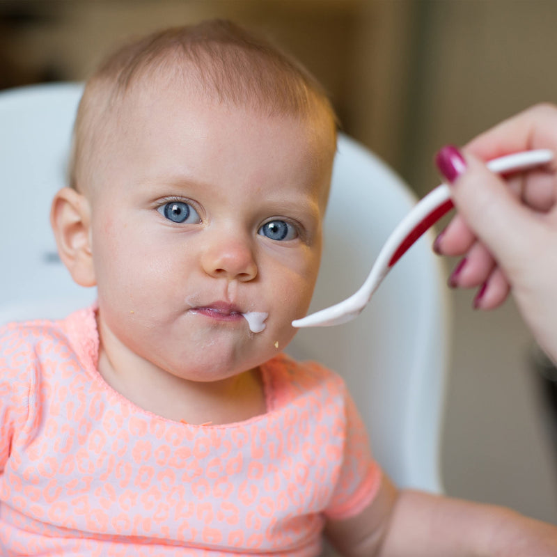 [Australia] - Dr. Brown's TempCheck Temperature Color-Changing Spoons for Babies and Toddlers, BPA Free, 4 Count (Pack of 1) TempCheck, Color-Change Spoons 