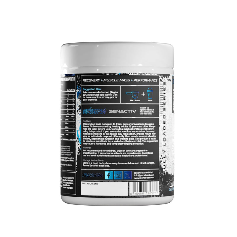 Loaded Creatine 6g - Power, Endurance & Recovery (Strawberry Kiwi, 30 Servings) Strawberry Kiwi 420g