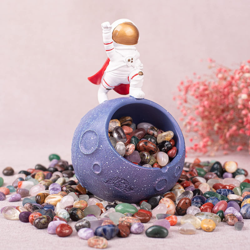 [Australia] - Polished Mixed Crystal Chips Set, 0.4 inches, 128 Pcs - Handpicked Tumbled Stones and Crystals Bulk for Healing, Reiki, Meditation, Witchcraft and Home Decor Mixed Crystals 0.4" 