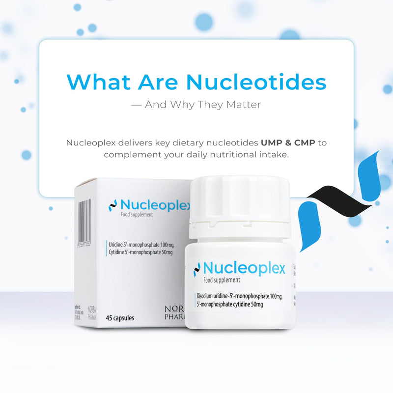 Nucleoplex Dietary Nucleotide Supplement (45 Capsules) | Uridine (UMP) & Cytidine (CMP) | Cognitive Support, Memory, Focus & Clarity, Cellular Health & DNA & RNA Support