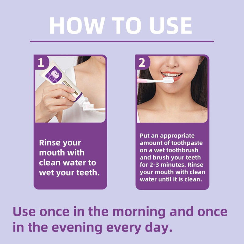 Nature Tooth Refresh Toothpaste,Whitening Toothpaste for Fresh Breath - Gentle Mint Formula, Stain Removal, Oral Care, Teeth Cleaning, Minty Freshness (100g) (2) 2