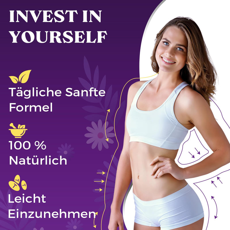 [Australia] - Appetite Suppressant for Women 2577mg, High Dose Glucomannan from Konjac Root, Fast Strong Fat Burner, Optimized with Chromium, Green Tea Extract, Vitamin B12, Natural, Keto (90 Tablets) 90 Pieces (Pack of 1) 