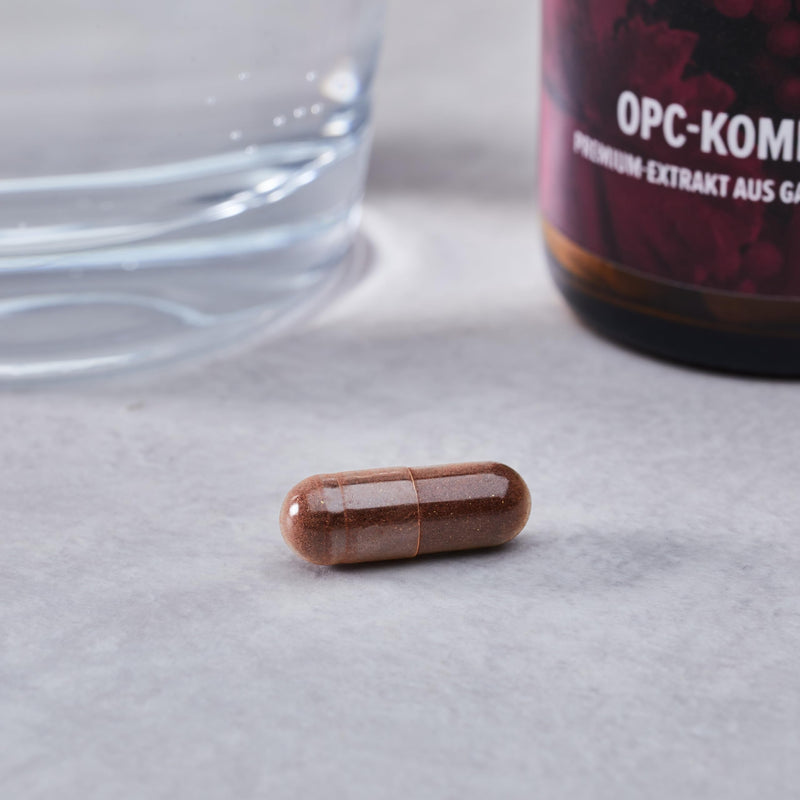 [Australia] - edubily nutrition® OPC complex from French grapes - particularly rich in OPC and MPC - 60 capsules in an amber glass 
