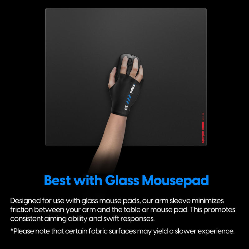 [Australia] - Pulsar eS ARM SLEEVE Provide enhanced focus Reduce fatigue and friction on mouse pad L finger glove 