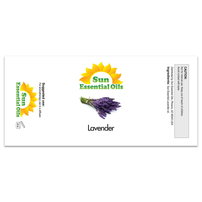 [Australia] - Sun Essential Oil - Lavender Essential Oil 16 oz (473 ml) for Diffuser, Humidifier, Skin, Aromatherapy Massage, Scented for Soap & Candle Making at Home, Calming Aroma for Sleep 16 Fl Oz (Pack of 1) 