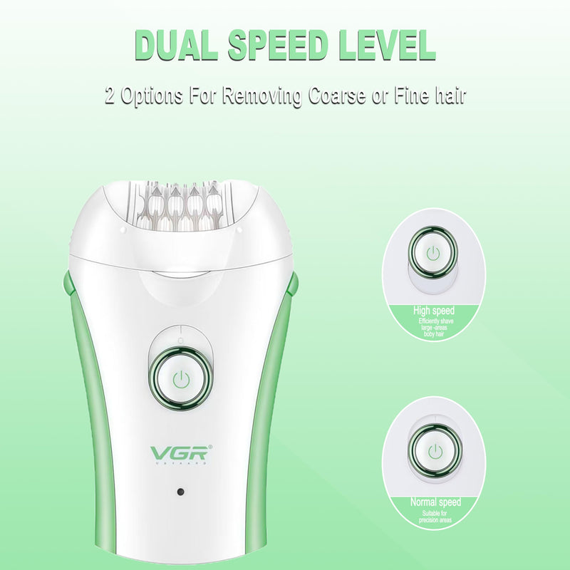 [Australia] - Epilators Hair Removal for Women, Glabrouse Skin Facial Hair Removal, Facial Hair Epilator with Eyebrow Trimmer for Women Face Sensitive Skin for Bikini, Face, Arm, Legs, Armpits, Green 
