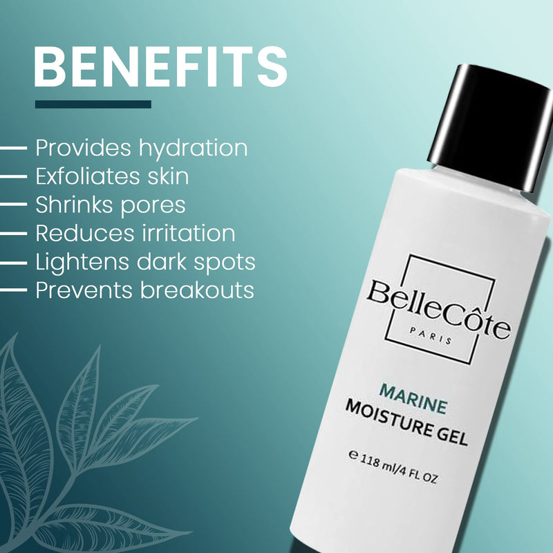 Vitamin C Face Moisturizer Gel - Oil-Free Gel for Skin Hydrate, Dark Spot Corrector, Pore Minimizer, Wrinkle Care, Rosacea Treatment for Face With Pure Hyaluronic Acid & Marine Collagen | 4 oz / 118ml