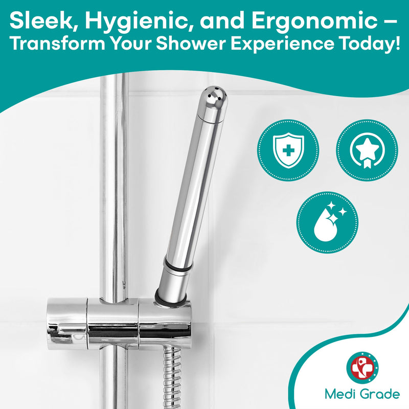 [Australia] - Shower Douche Nozzle for Men & Women ‚Äì Intimate Cleansing System with Easy Installation, Velvet Storage Bag, Cleaning Brush & Cloth ‚Äì Hygienic Douche for Men 