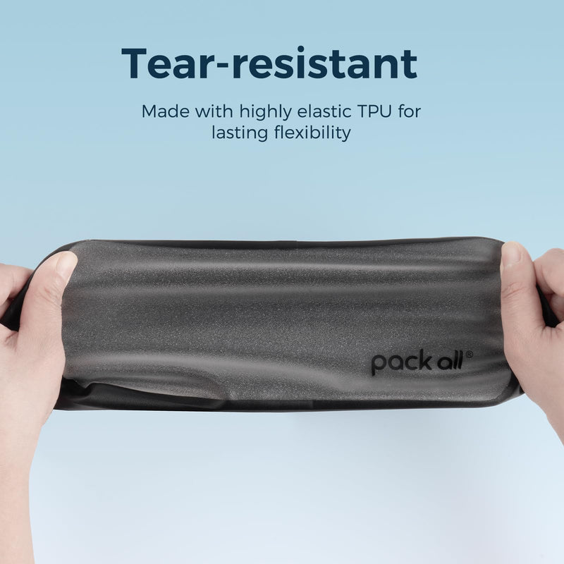pack all Packing Organizer Bundle | 1 Clear Organizer Pouch(M) & 1 Pencil Case Plus for family, men, women and children