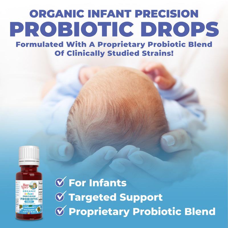 [Australia] - MaryRuth's Baby Probiotic Drops Liquid Precision Probiotics for Digestive Health | Colic Calm | Occasional Colic Baby Relief | USDA Organic | Vegan | Baby Essentials| 30 Servings Infant 