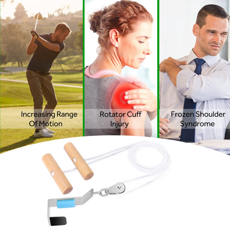 [Australia] - Shoulder Pulley,Over The Door Rehab Exerciser for Physical Therapy & Rotator Cuff Recovery 