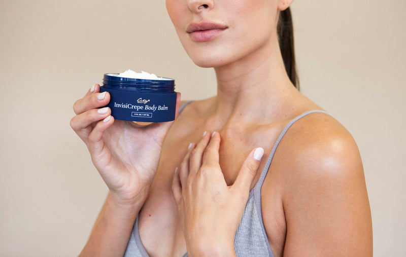City Beauty InvisiCrepe Body Balm - Skin Firming & Tightening Lotion for a Smoother, Firmer Look | Anti-Aging Firming Body Cream 5 Fl Oz (Pack of 1)