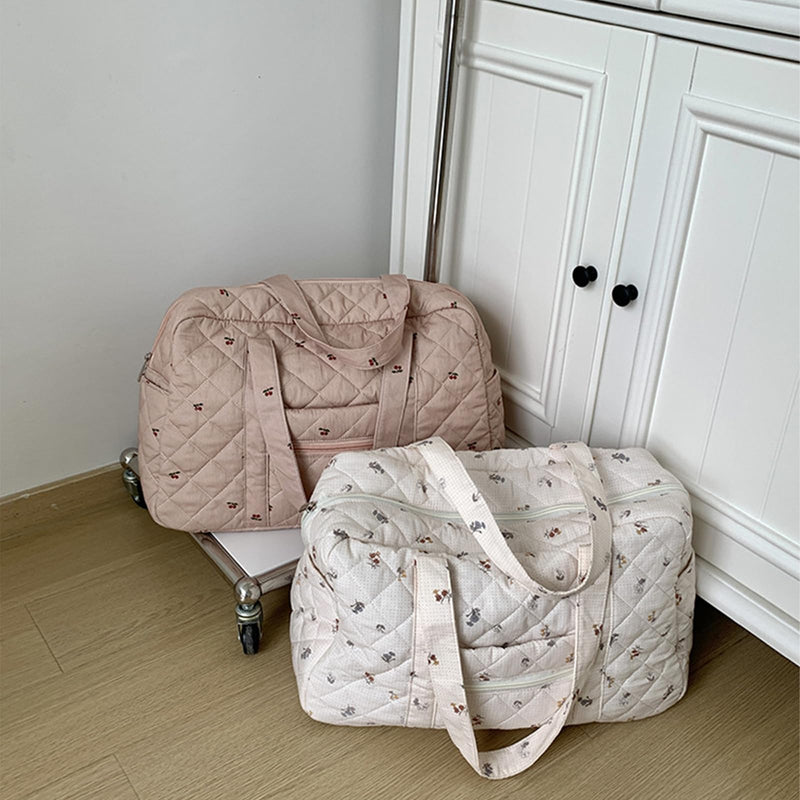 Farcauo Cute Tote Duffel Bags Women Pink Cherry Travel Duffel Bag Weekender Overnight Duffel Travel Carry On Purses for Women Work Diaper Gym Tote Hospital Bag for Labor Delivery #Z Pink Cherry Travel Duffel Bags
