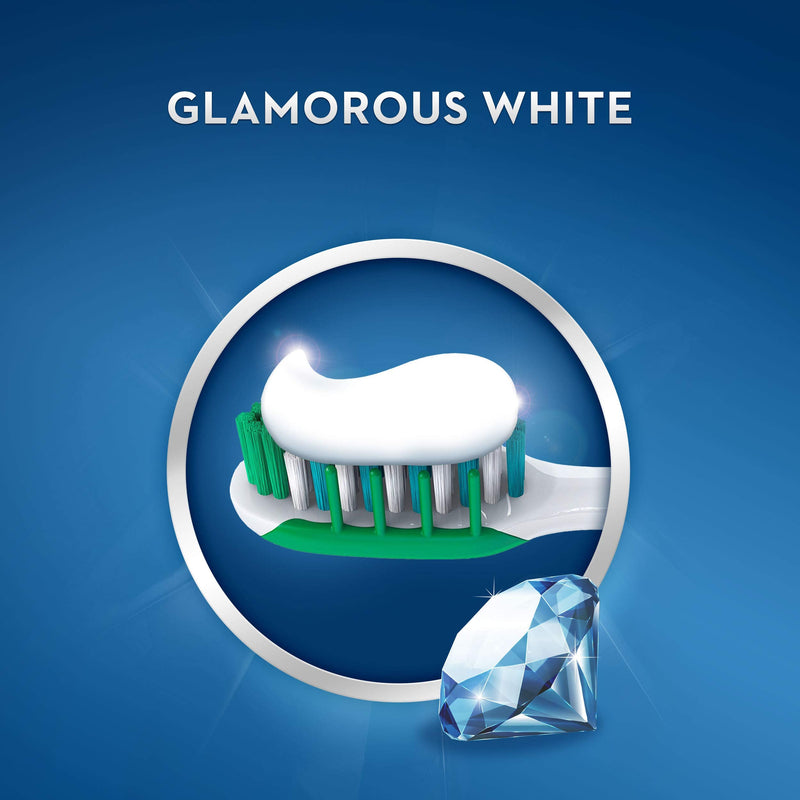 [Australia] - Crest 3D White, Whitening Toothpaste Glamorous White, 4.1 oz Unflavored 4.1 Ounce (Pack of 1) 