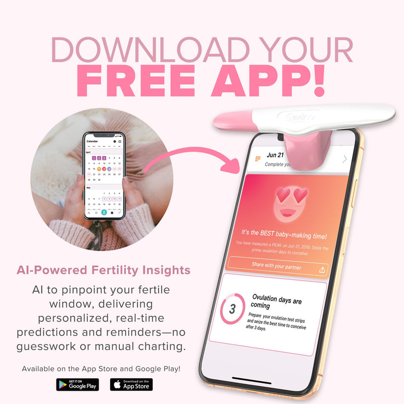 Eveline Digital Ovulation Test Predictor Kit - 5 Easy at Home Ovulation Test Strips with Smart Scanner for One Cycle, Digital Results on Eveline App, 99% Accuracy, FSA/HSA Eligible 5 Count (Pack of 1)