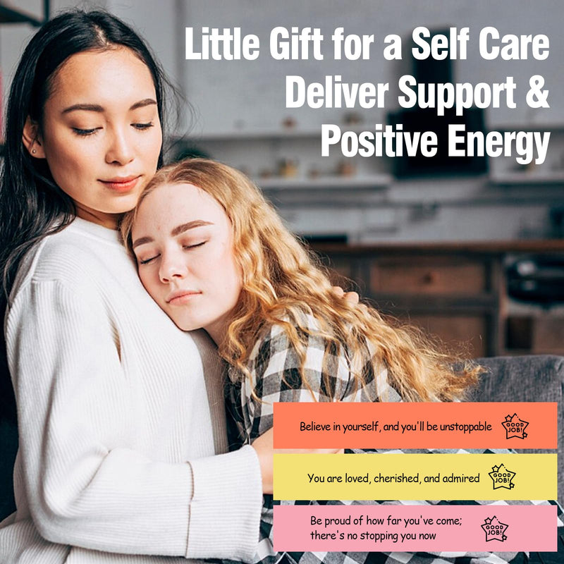 [Australia] - Positive Messages in a Bottle (60+ Positive Affirmations),Self Care Gifts for Women Men Stress Relief Get Well Soon,Self Care Kit Pre-Written Daily Messages for Relaxation,Inspiration 
