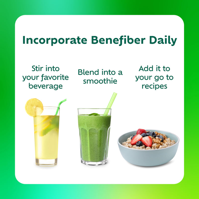 [Australia] - Benefiber Prebiotic Fiber + Supergreens Dietary Supplement Powder, Watermelon Lemonade Flavor, 8.8 oz (250g) 
