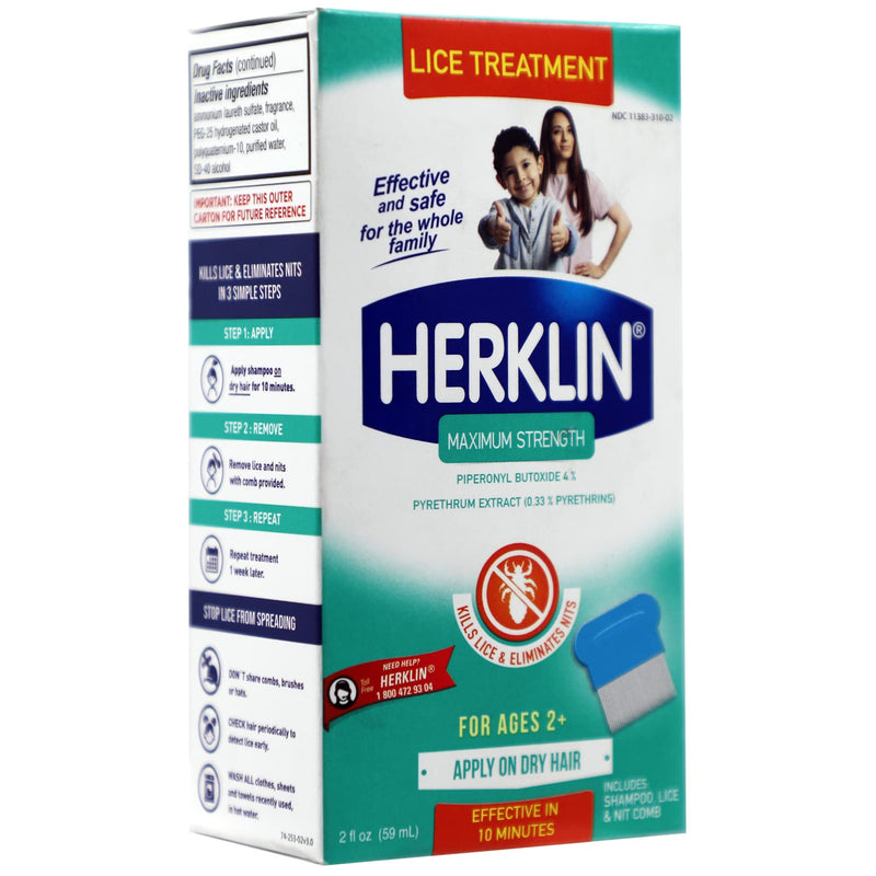[Australia] - Lice Treatment Shampoo, Maximum Strength, Easy to Apply, 2 Fl Oz, Bottle 