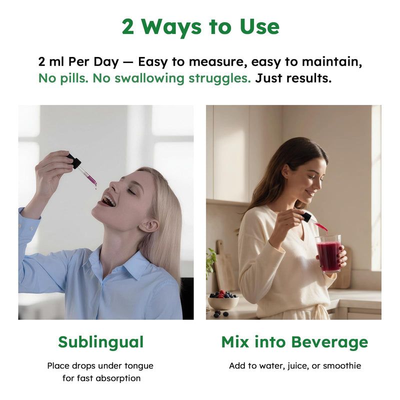 10-in-1 Liquid Collagen for Women, GLP Friendly Multi Collagen | Trim & Glow Hydrolyzed Collagen Burn Drops w. Hyaluronic Acid Biotin Green Tea & ACV, Digestive Gut Skin Health & Hair Growth Strawberry 2 Fl Oz (Pack of 1)