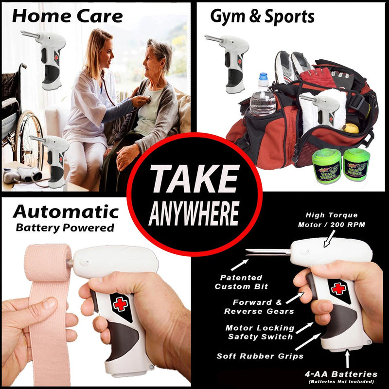 Wrap Wrench-A Professional Sports & Medical Wrap and Bandage Roller