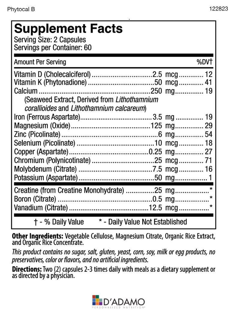 D'Adamo Personalized Nutrition - Optimal Health Stack (Blood Type B) blood type B