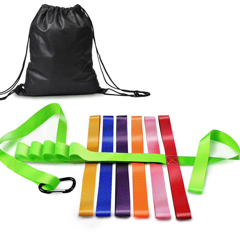 [Australia] - Safety Walking Rope with Colorful Handles for Daycare Teacher and Schools Designed (12 Children and 2 Adults) Green 