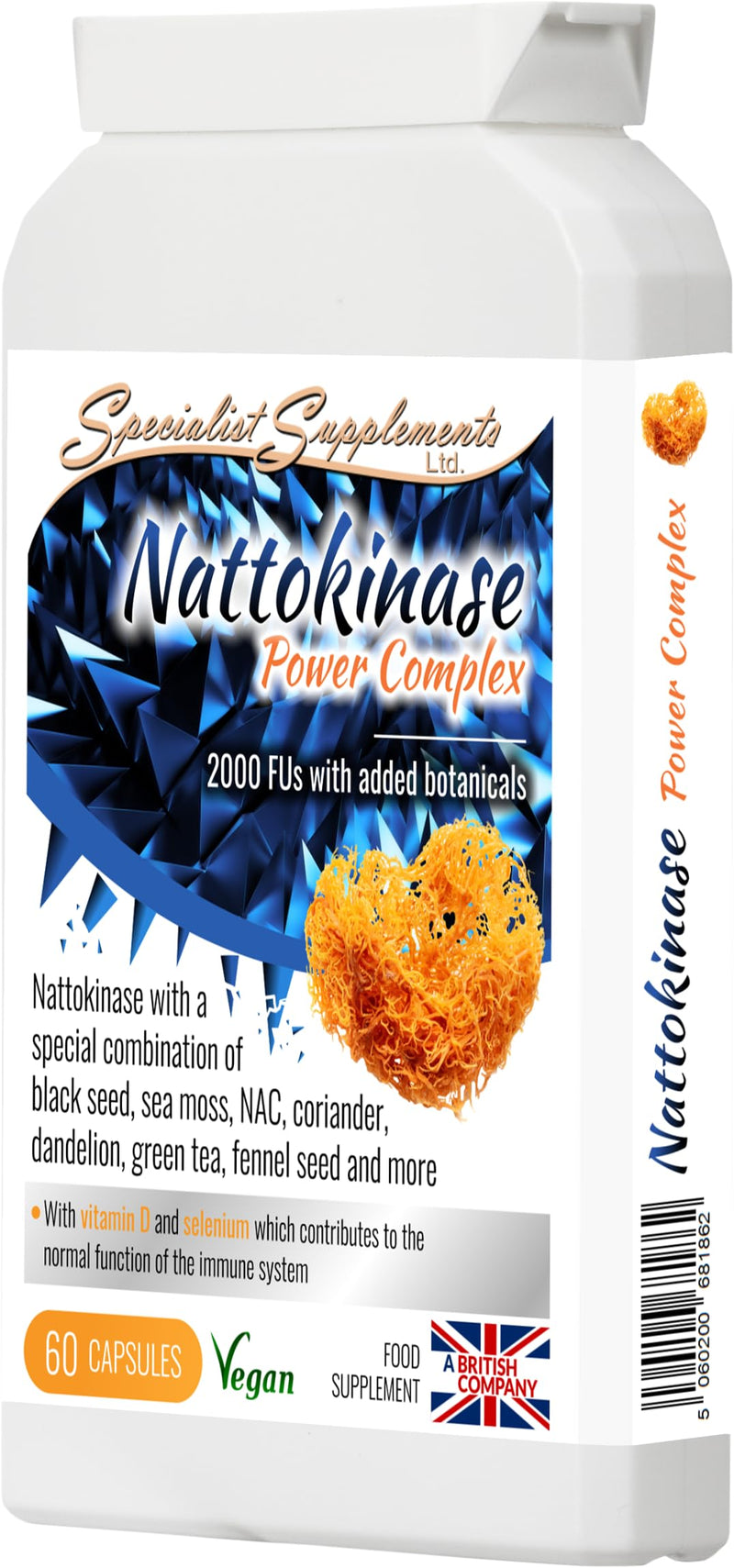 Nattokinase Power Complex, 60 Capsules