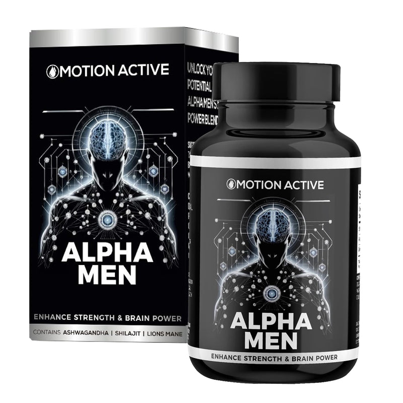 Alpha Men: Shilajit, Ashwagandha & Lions Mane, 90 Capsules 1800mg. Premium Brain, Energy, Testosterone & Mood Support Blend for Peak Physical and Cognitive Performance