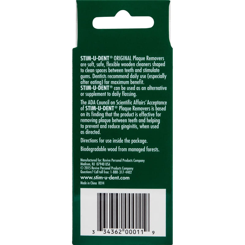 [Australia] - Stim-U-Dent Plaque Removers 24 Packs of 25 Picks/Pack (600 Picks) - Mint Flavor 
