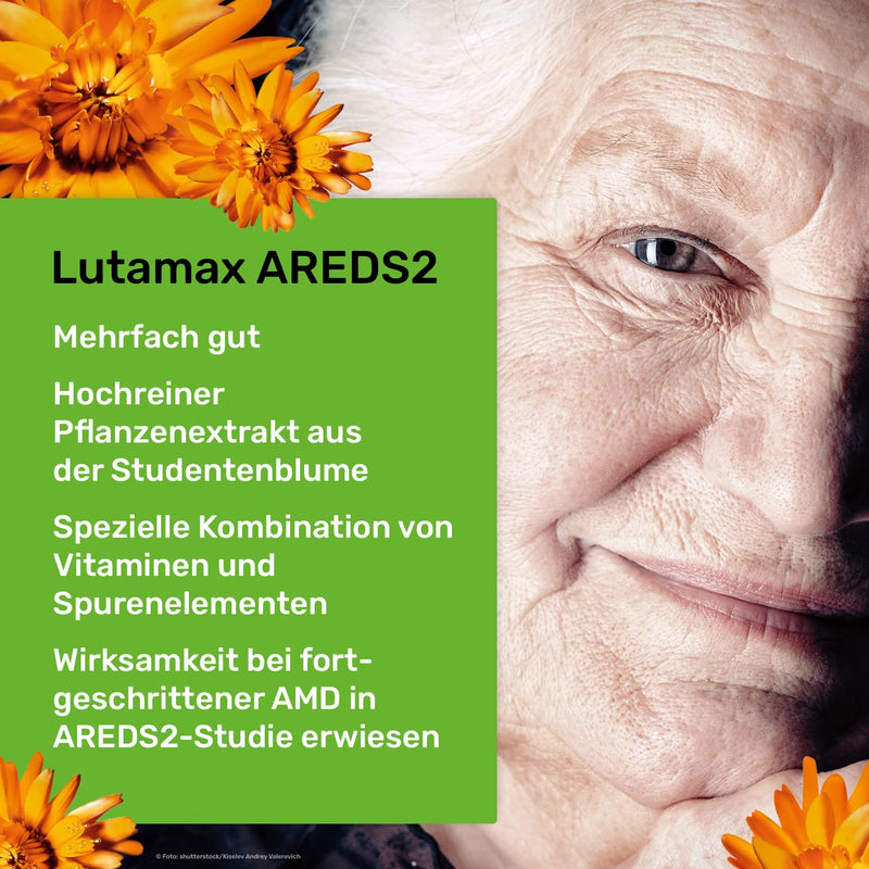 [Australia] - Lutamax AREDS 2 Capsules For AMD | 60 eye capsules nutrient protection for advanced AMD | Eye vitamin tablets for age-related eye problems with lutein vitamins and zeaxanthin AMD capsules 