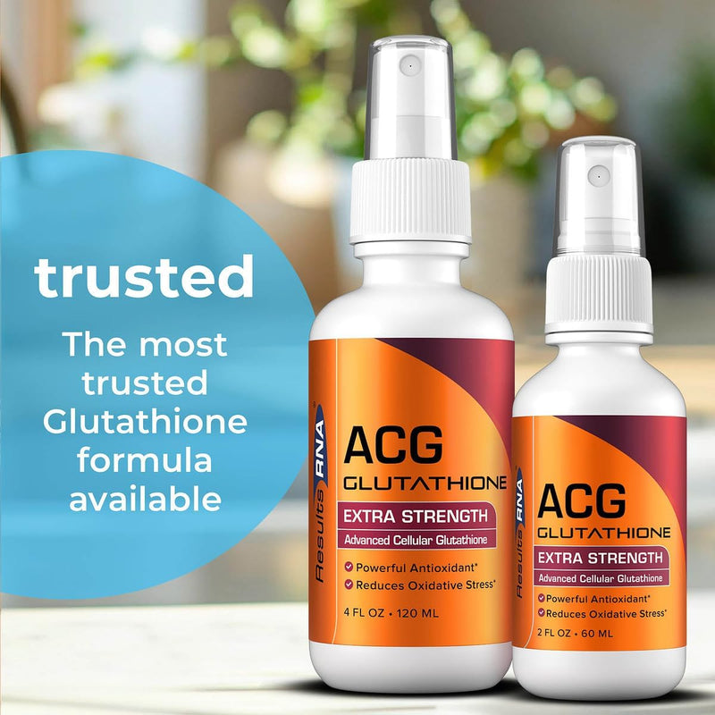 Results RNA - ACG Glutathione Extra Strength Immune Boost – Powerful Antioxidant & Immune Boost Formula in a Great Tasting Spray. Recommended by Doctors Worldwide ( 2 oz ) 2 Fl Oz (Pack of 1)