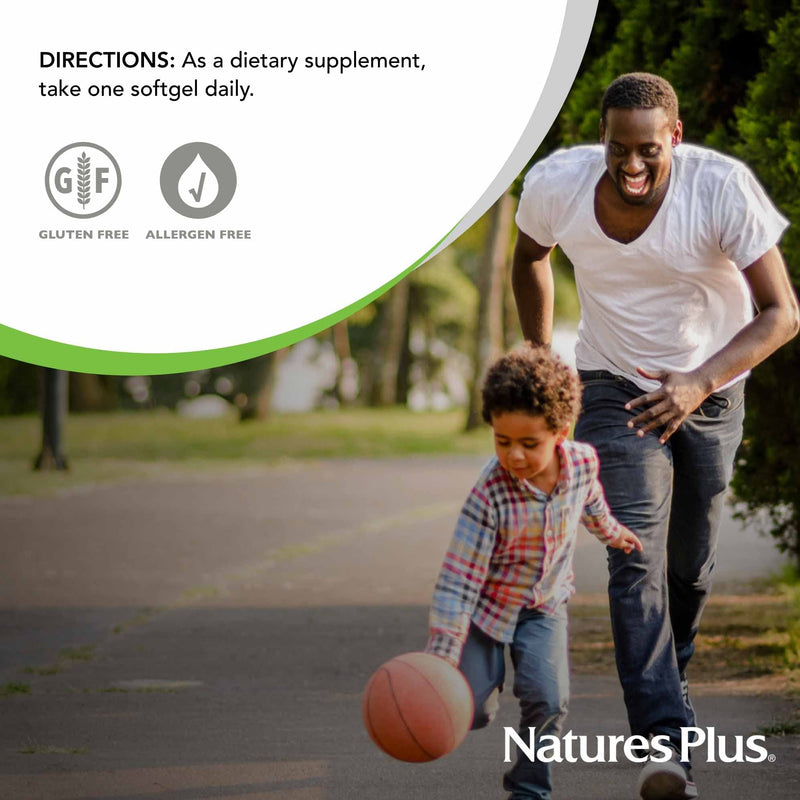 NaturesPlus Vitamin D3 2500 IU - Active Vitamin D Supplement - Immune Support, Bone, Muscle and Teeth Health - Easy to Swallow, One A Day, Gluten Free - 90 Softgels 90 count (Pack of 1)