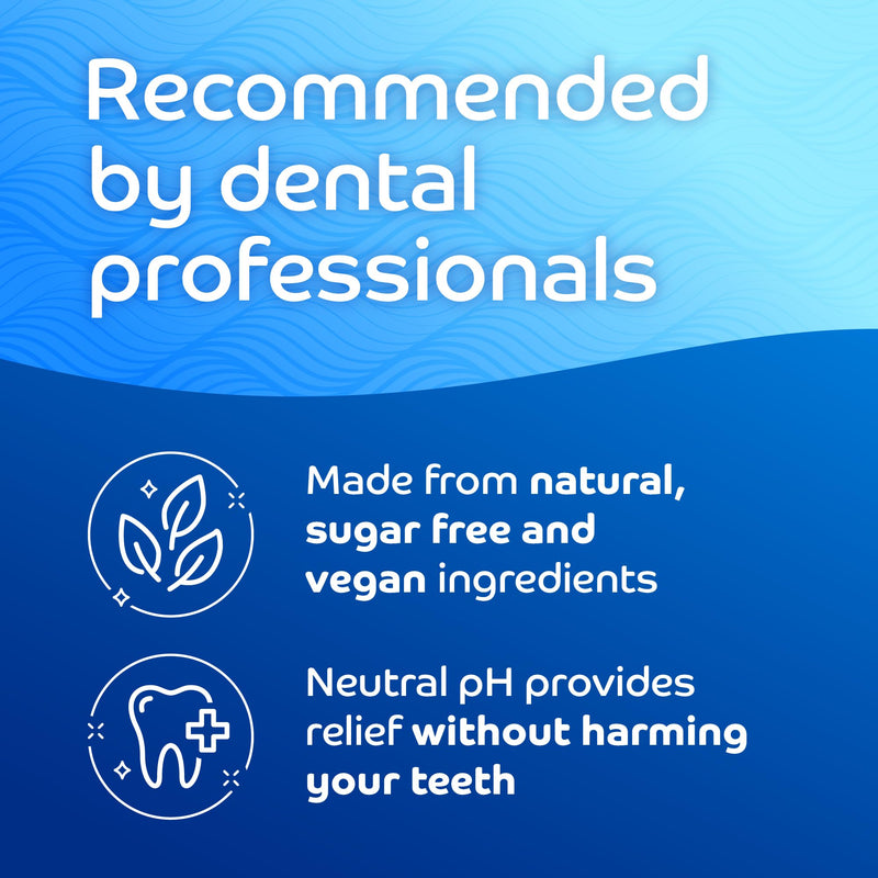 OraCoat XyliMelts Dry Mouth Relief Moisturizing Oral Adhering Discs 40 Count, 5 Pack, Slightly-Sweet with Xylitol, for Dry Mouth, Stimulates Saliva