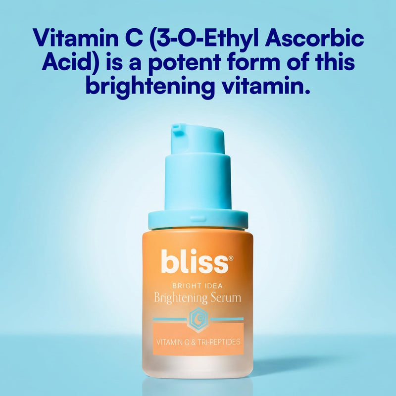 Bliss Bright Idea Vitamin C Brightening Face Serum - 1 Fl Oz - Long-Lasting 01- Vitamin C: Brightening & Discoloration Serum
