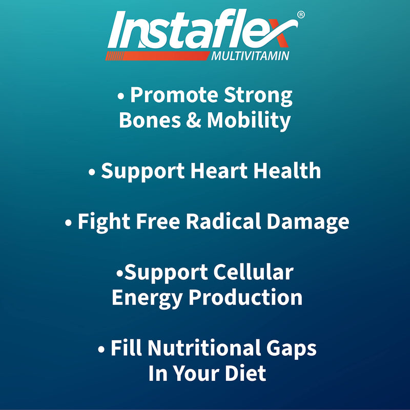 Instaflex Multivitamin Joint Support Supplement, Complete Nutrition - 90ct | Bone and Mobility Support, Heart Health, Antioxidant Support, Healthy Aging