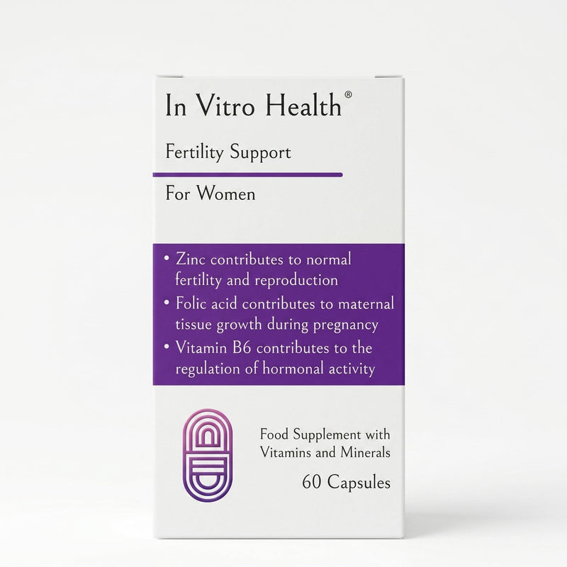 Advanced Fertility Support for Women – 24-in-1 TTC Formula with CoQ10, 600μg Folic Acid & Vitamin D3 – 60 Vegetarian Capsules (1 Month Supply)