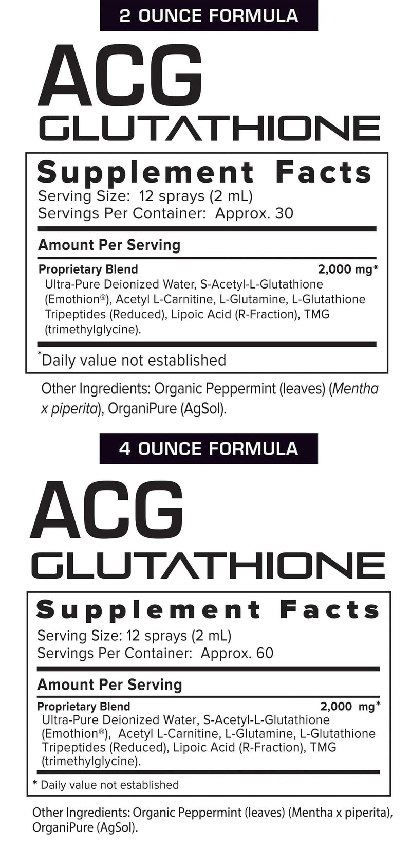Results RNA - ACG Glutathione Extra Strength Immune Boost – Powerful Antioxidant & Immune Boost Formula in a Great Tasting Spray. Recommended by Doctors Worldwide ( 2 oz ) 2 Fl Oz (Pack of 1)