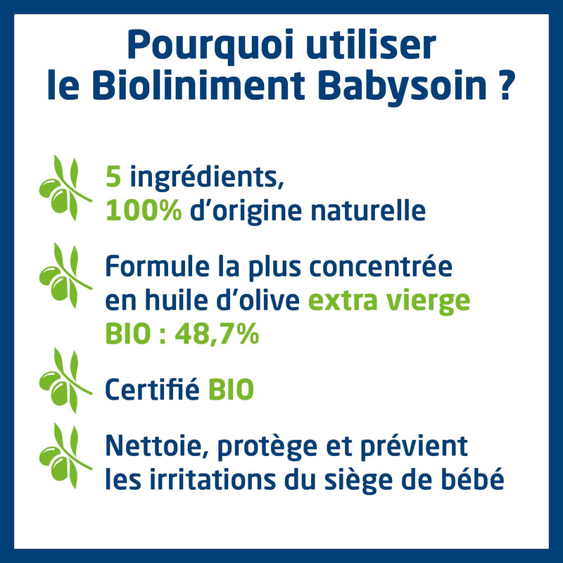 [Australia] - BABYSOIN - Oil-lime bioliniment - protective care - fragrance-free - certified organic - made in France - 750 ml 