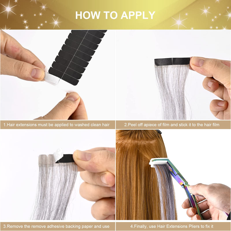 [Australia] - EHDIS Tape in Hair Extensions Pliers Stainless Steel Flat Surface Extensions Tape Sealing Clamp Pliers Hair Styling Tool Multi 