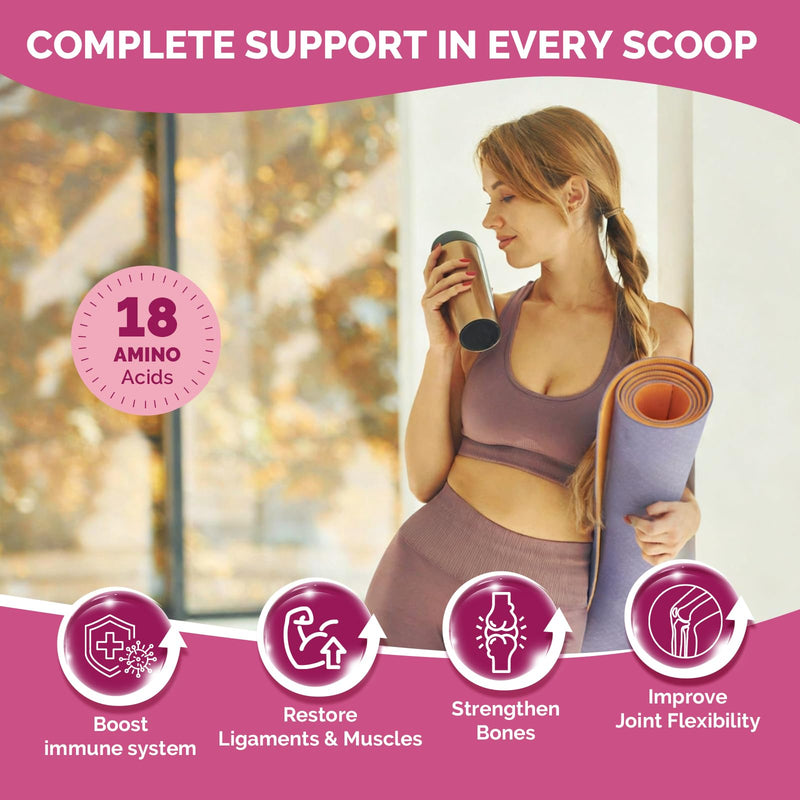 DRFOSTER Multi Collagen Peptides Powder with Beauty Complex, 35 Servings | Type I, II, III, V, X, Hydrolyzed Collagen Powder with Vitamin C & Biotin for Skin Hair Nail Joint for Women, Non-GMO 12.35 Ounce (Pack of 1)