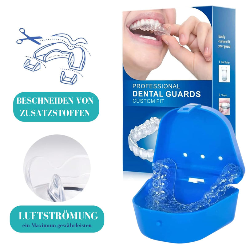 [Australia] - Grinding splint for night, dental splint, mouth guard, bite splint for night, pack of 4, reusable, used for reduced teeth grinding splint, effective snoring stopper, bite splint, teeth night white 