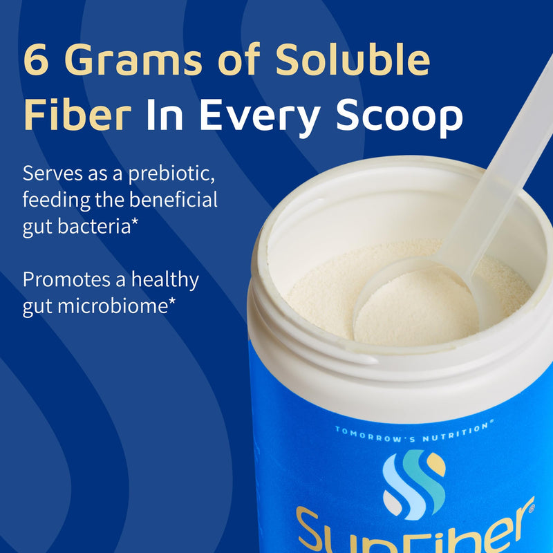 [Australia] - Tomorrow's Nutrition, Sunfiber, Prebiotic Fiber Supplement for Digestive Health, Low FODMAP, Gluten-Free, Unflavored, 30 Servings 